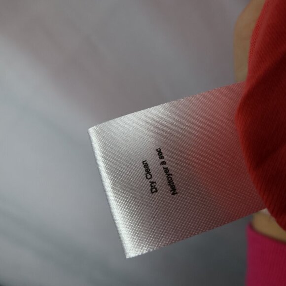 Babaton Tobias Red Orange V-Neck Short Sleeve Lace Mini Dress Lined - Size 6 - Picture 3 of 14